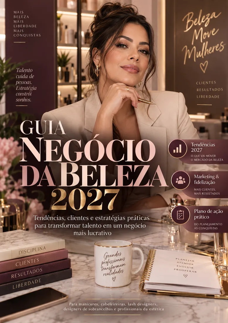Capa do Guia Negócio da Beleza 2027