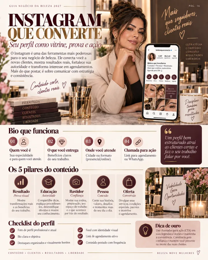 Página de Instagram do guia